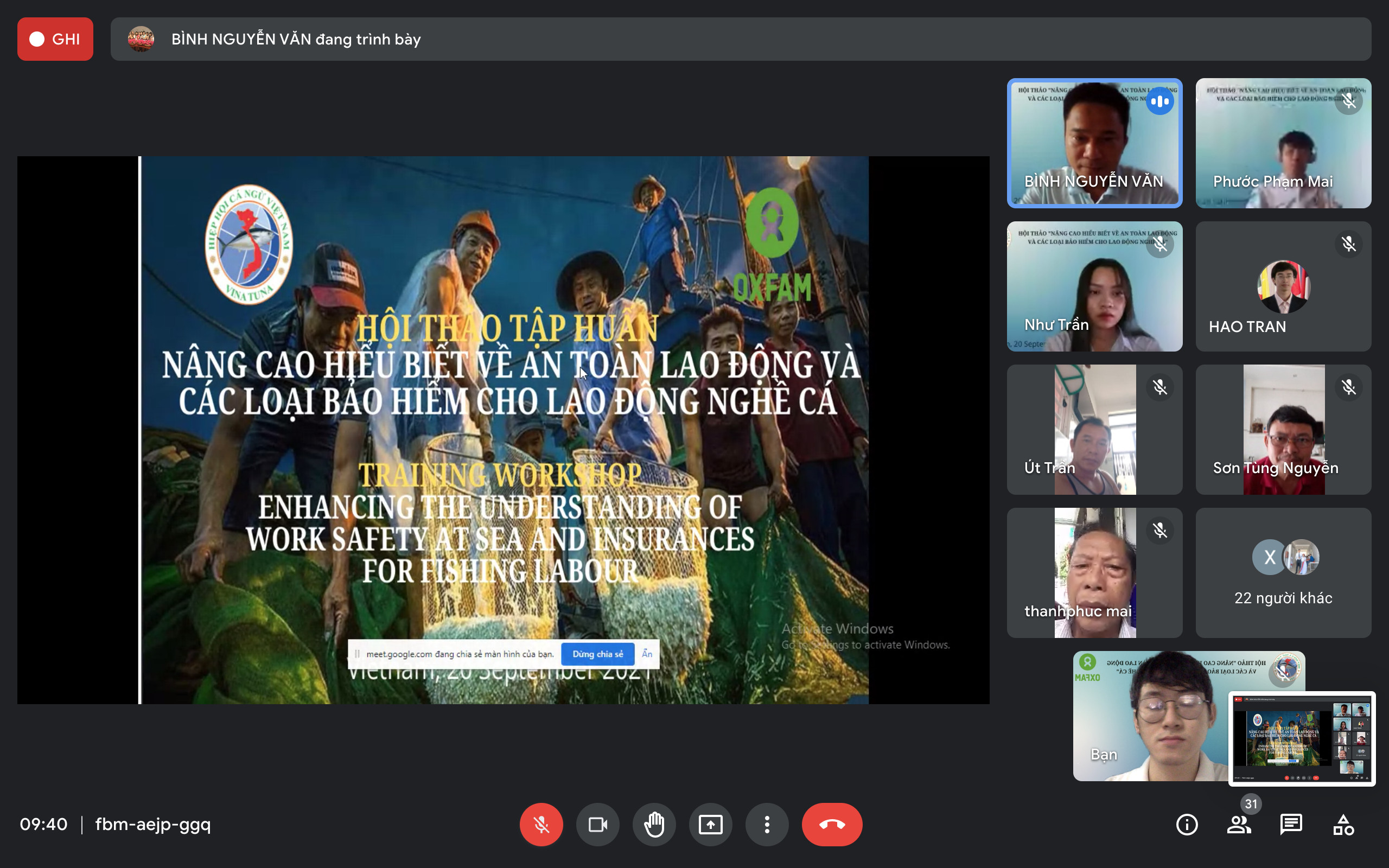 Hình ảnh minh họa bài viết: NÂNG CAO NHẬN THỨC VỀ AN TOÀN LAO ĐỘNG TRÊN BIỂN VÀ CÁC VẤN ĐỀ VỀ BẢO HIỂM CHO LAO ĐỘNG NGHỀ CÁ