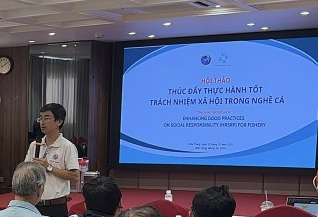 Hình ảnh minh họa bài viết:  Hội thảo – tập huấn “Thúc đẩy Thực hành tốt Trách nhiệm xã hội trong nghề cá” 